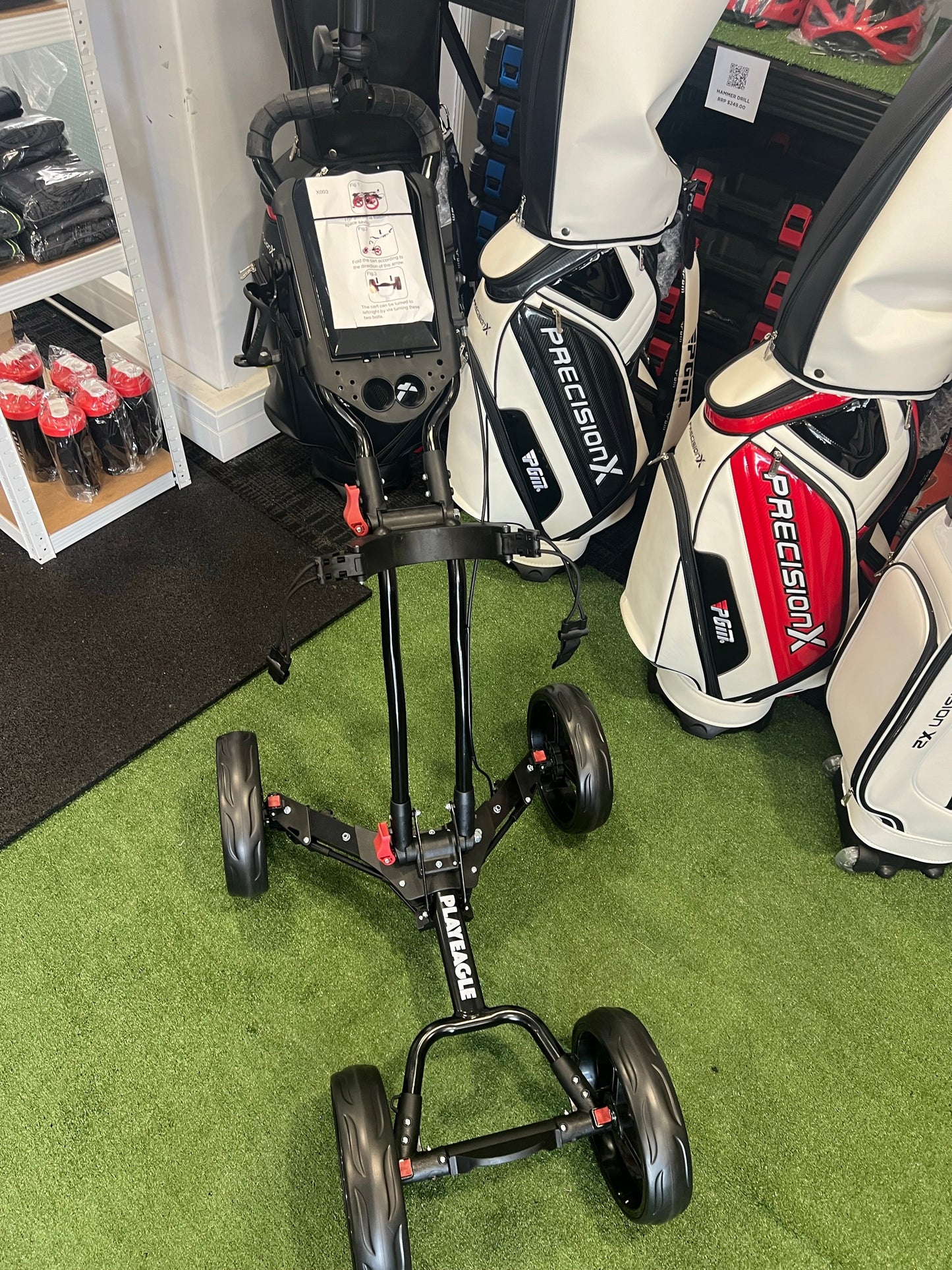 Four Wheel Golf Trolley