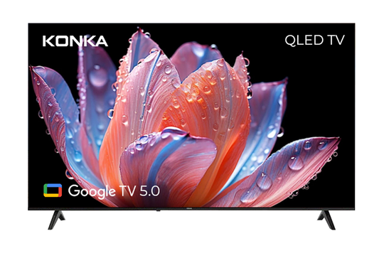 KONKA 65" 4K QLED  GOOGLE TV 5.0, HDMI2.1 ,HSR120Hz,T2+S2 (KDL65CK68QNTS)