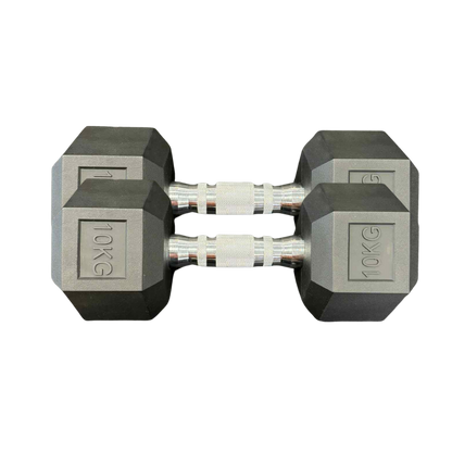 Rubber Hex Dumbbells