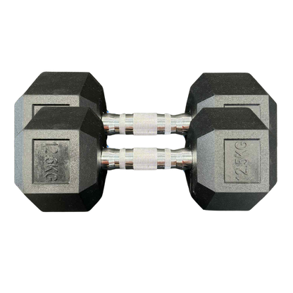 Rubber Hex Dumbbells
