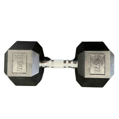 Rubber Hex Dumbbells