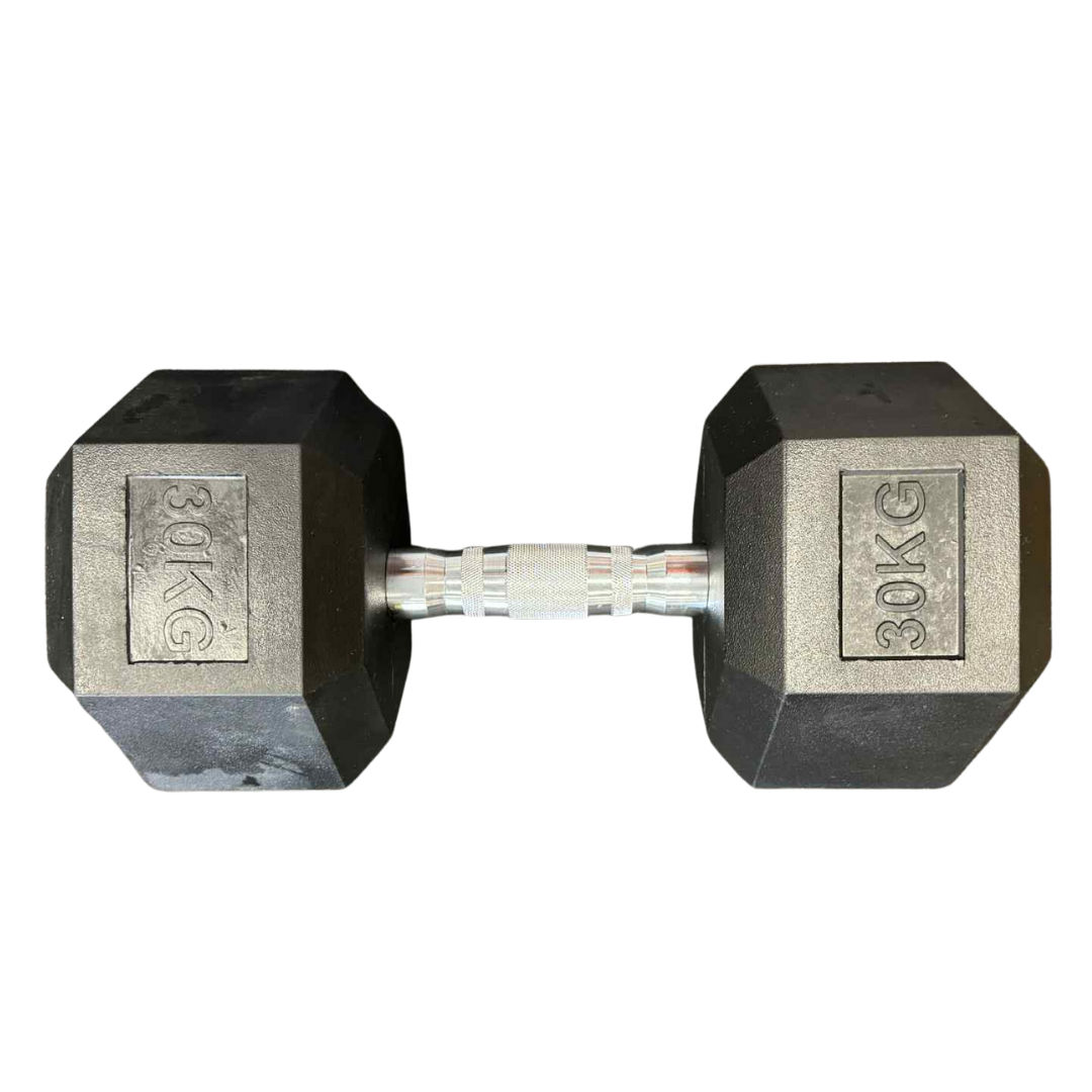 Rubber Hex Dumbbells