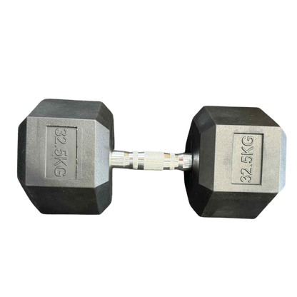 Rubber Hex Dumbbells