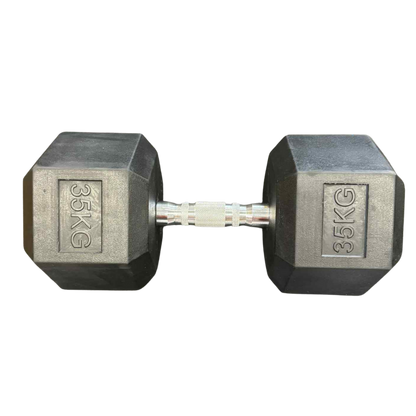 Rubber Hex Dumbbells