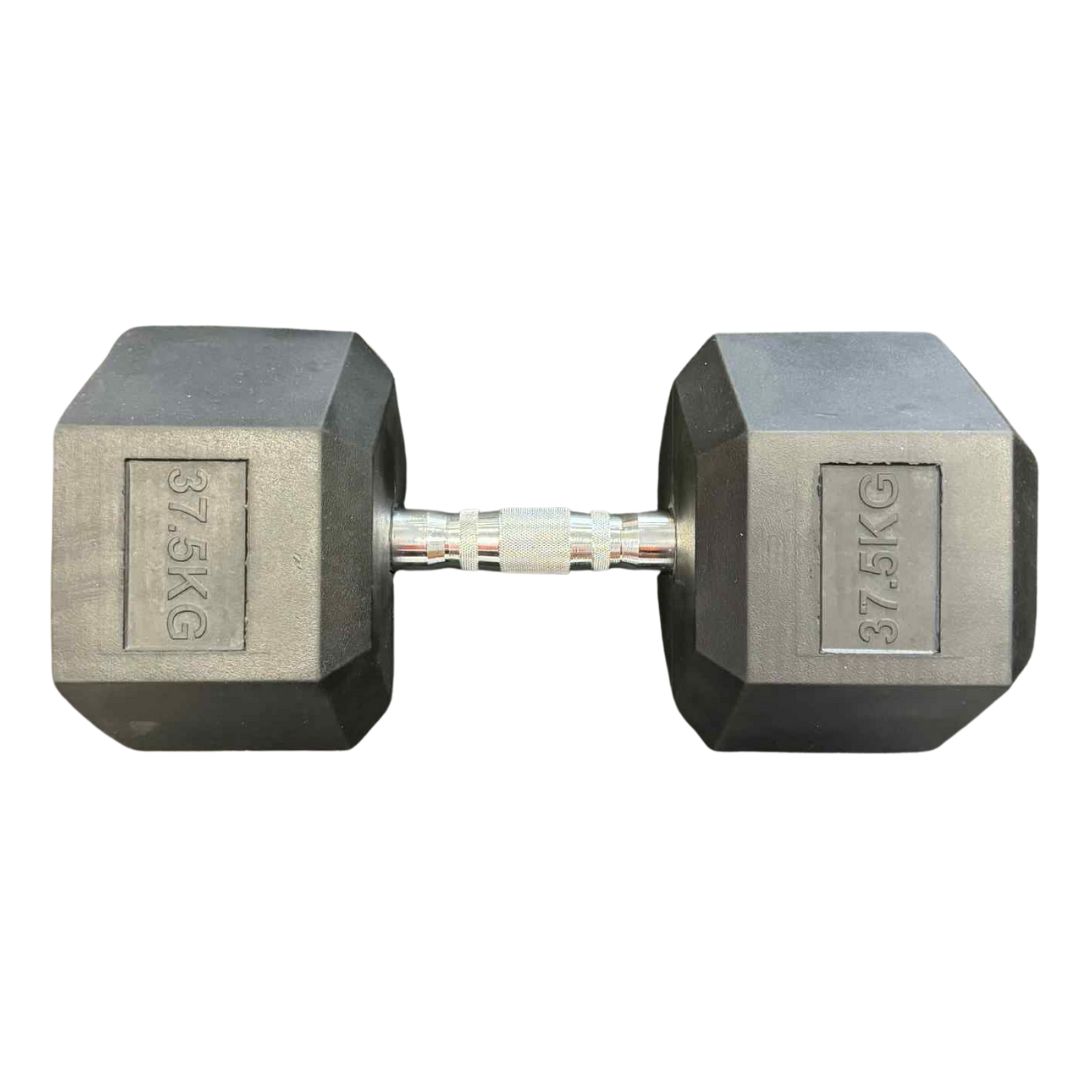 Rubber Hex Dumbbells