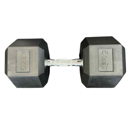 Rubber Hex Dumbbells