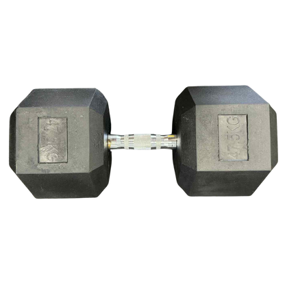 Rubber Hex Dumbbells