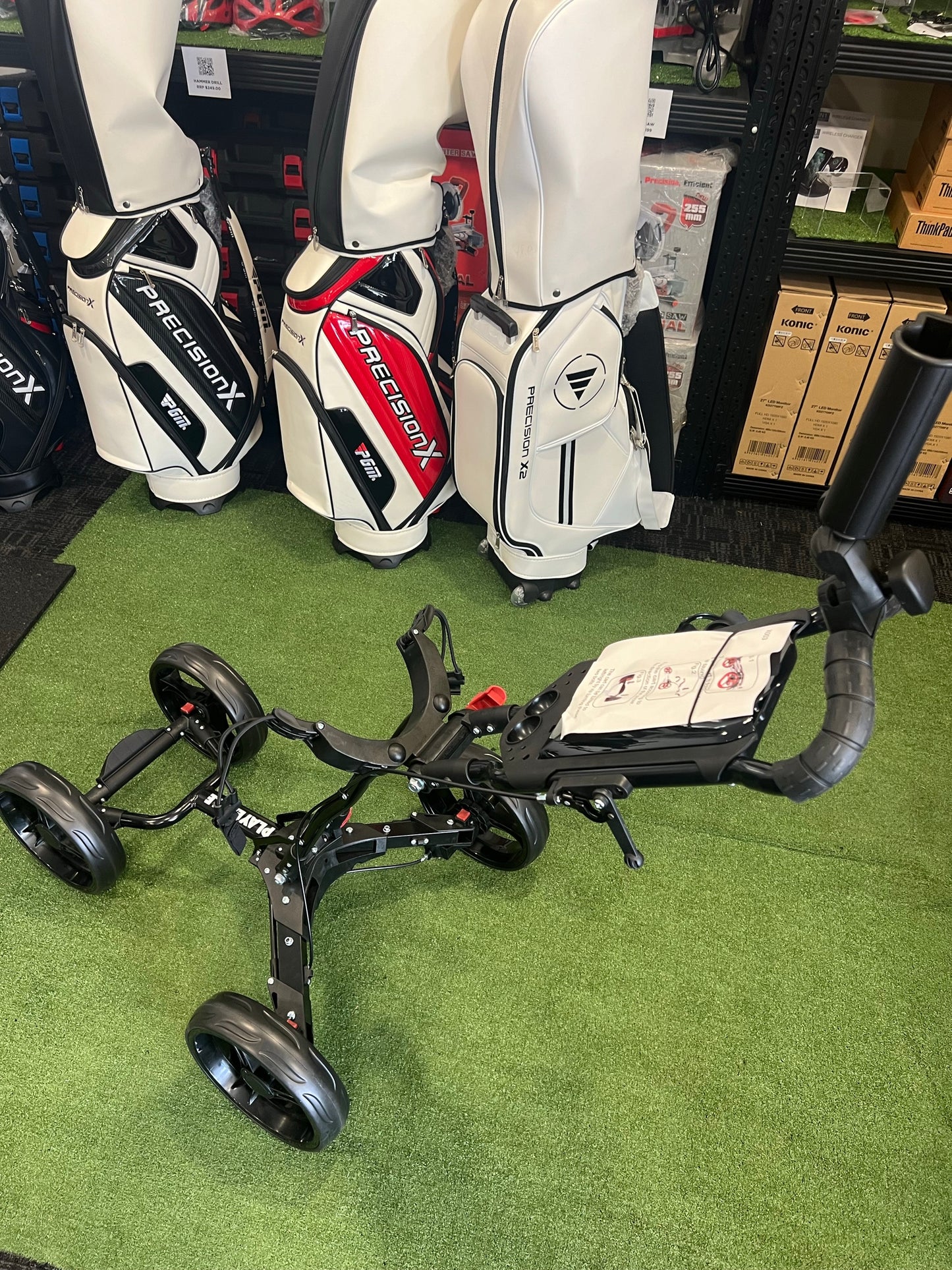 Four Wheel Golf Trolley