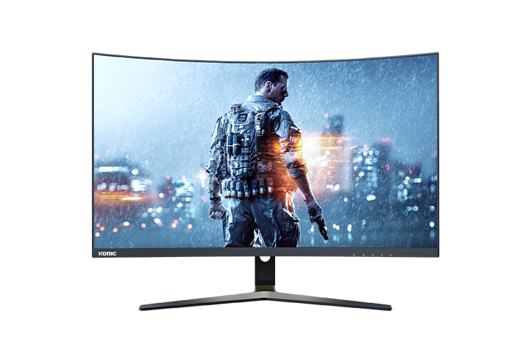 KONIC 27" FHD Curved Gaming Monitor 165HZ, 4MS 1920  1080